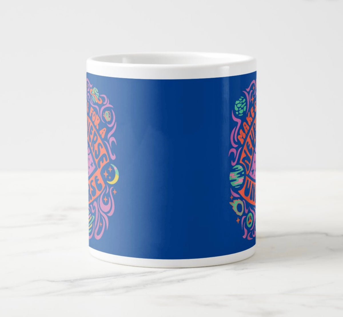 Make Space For A Neurodiverse Universe jumbo mug