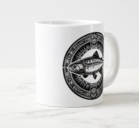 Tribal Salmon jumbo mug