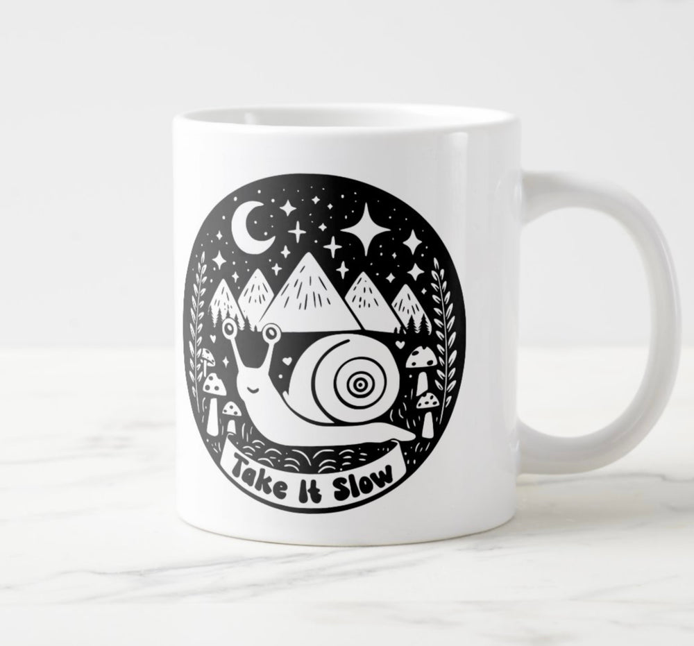 Take It Slow jumbo mug