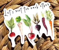 Let’s Root For Each Other sticker