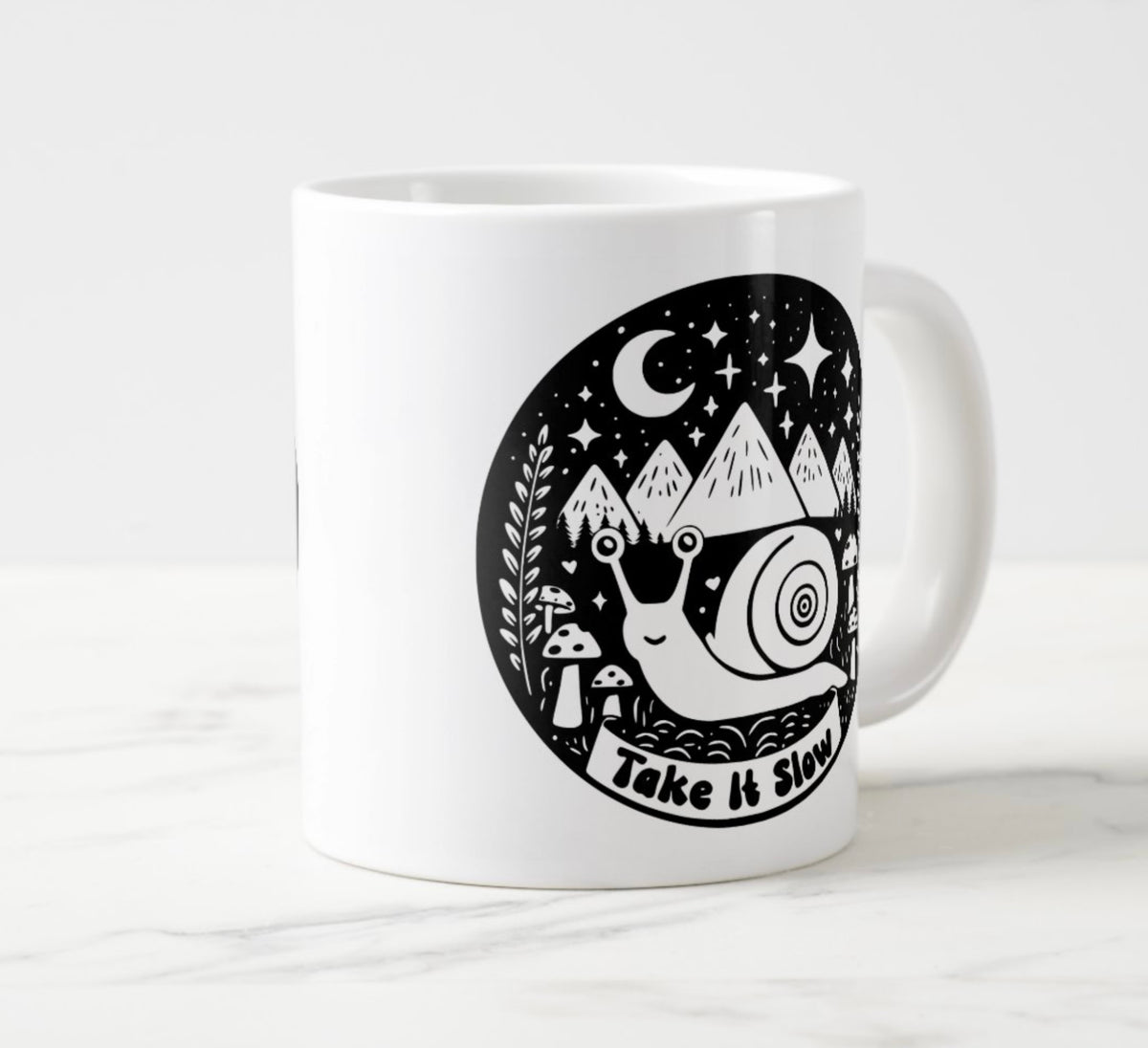 Take It Slow jumbo mug