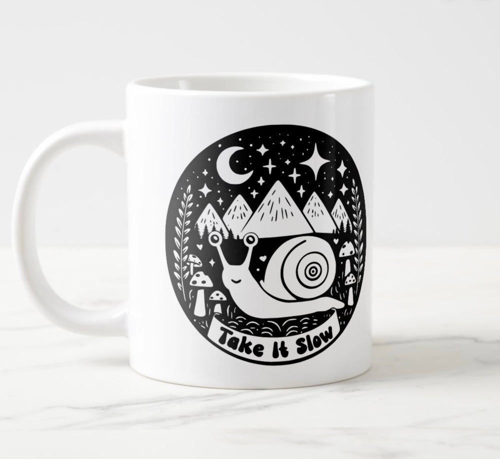 Take It Slow jumbo mug
