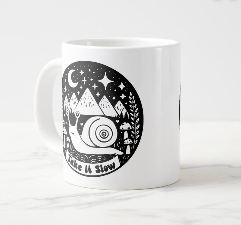 Take It Slow jumbo mug