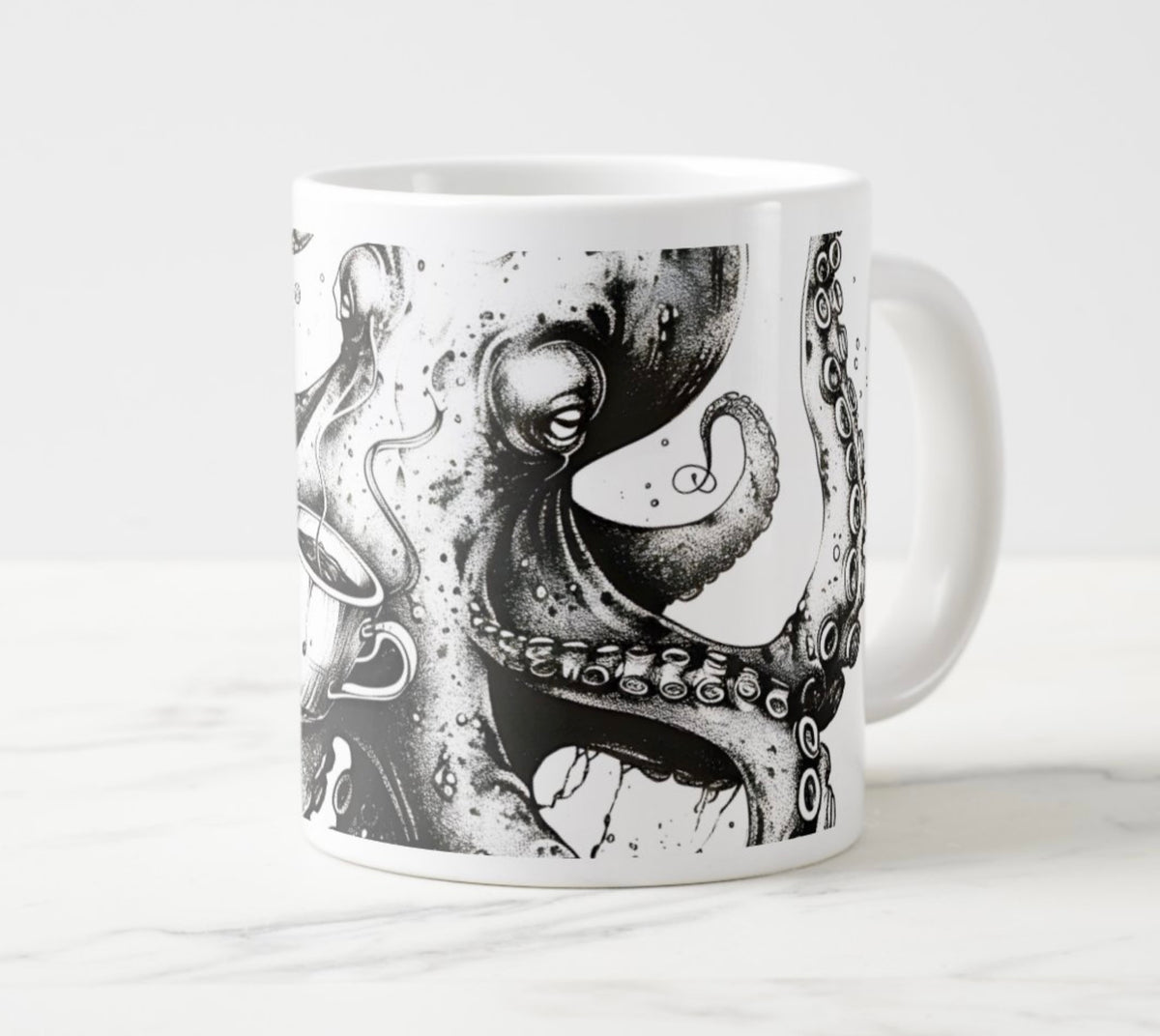 Octopus Coffee jumbo mug