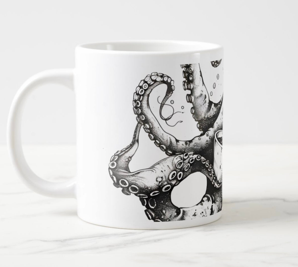 Octopus Coffee jumbo mug