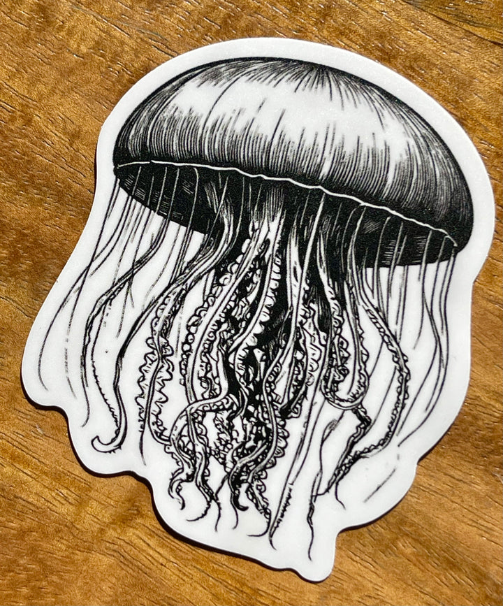 Vintage Jellyfish sticker