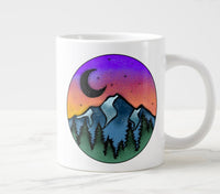 Moon Mountain jumbo mug