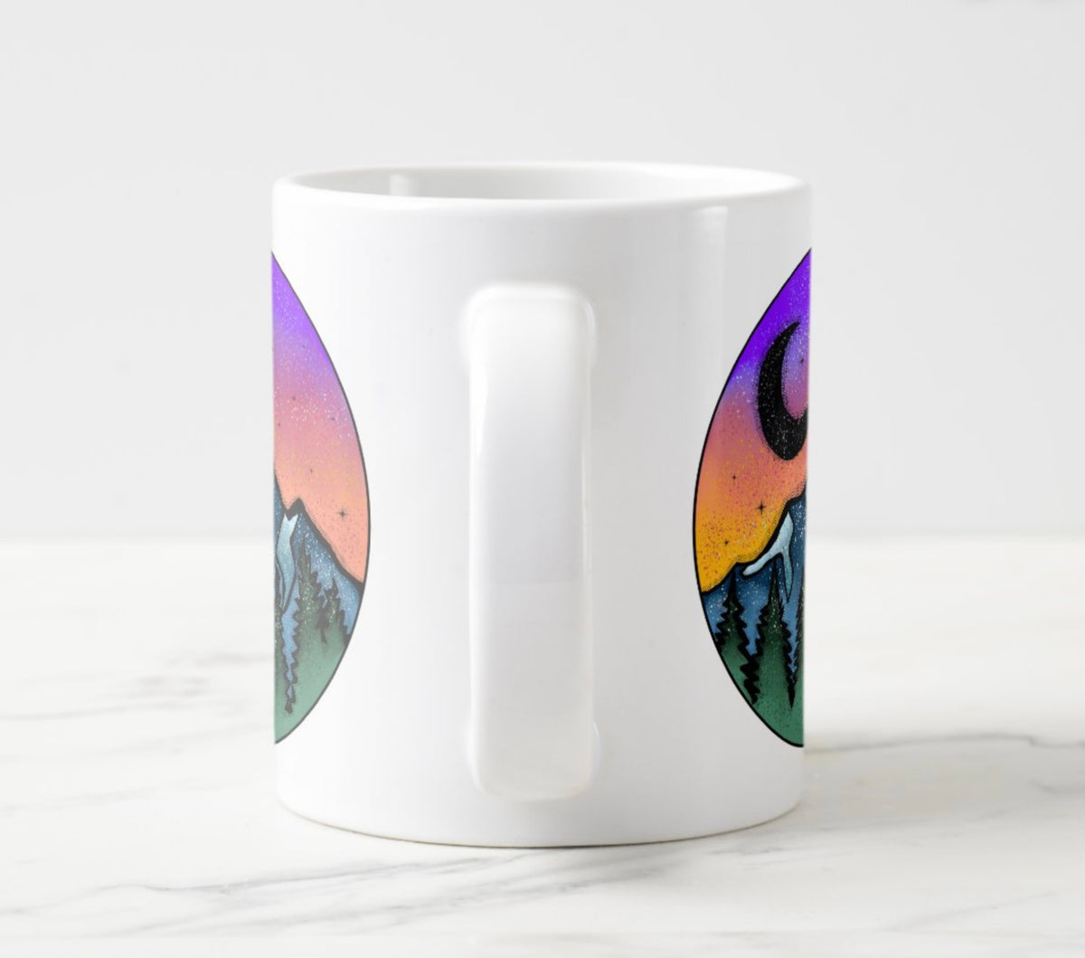 Moon Mountain jumbo mug