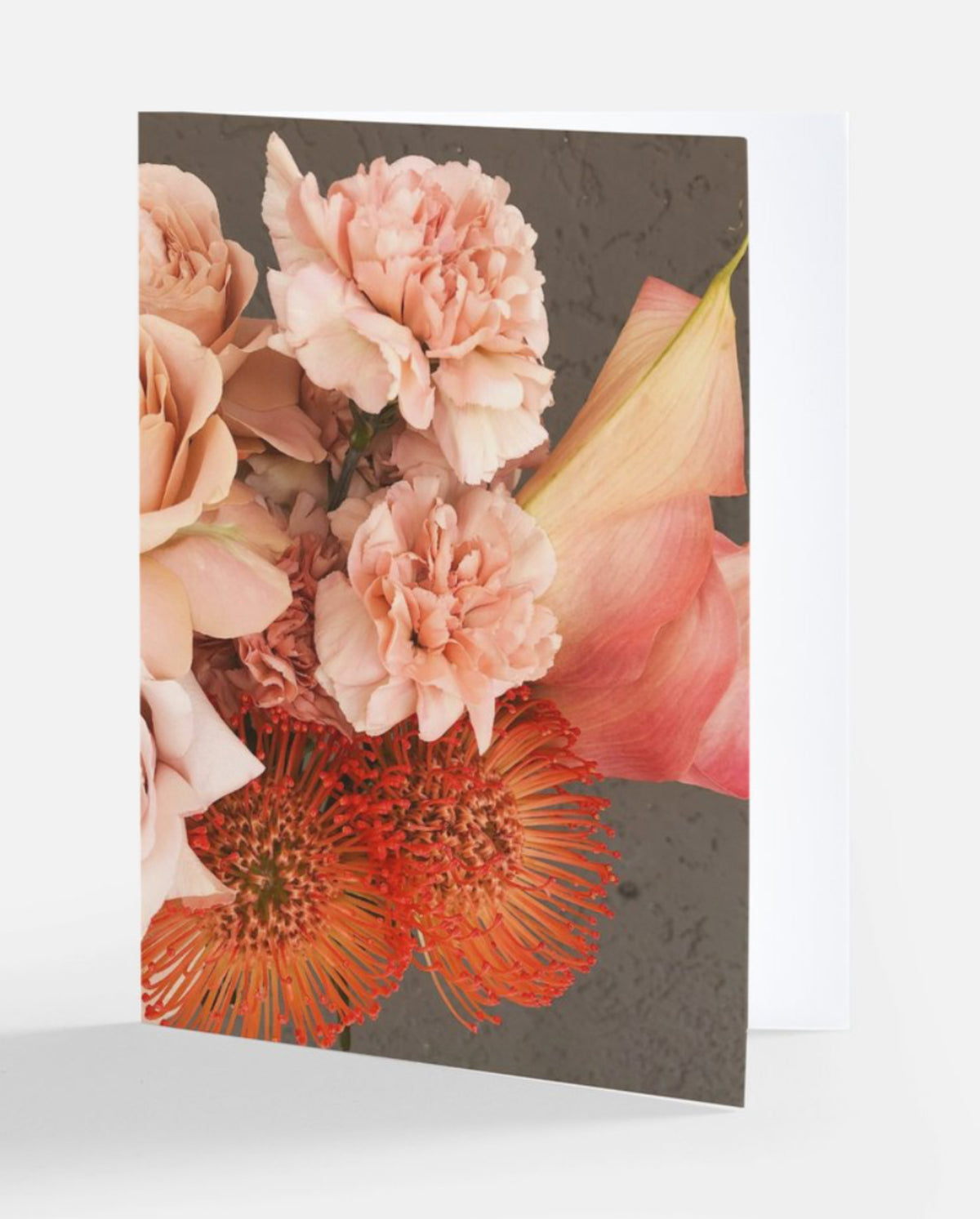 Orange Protea card