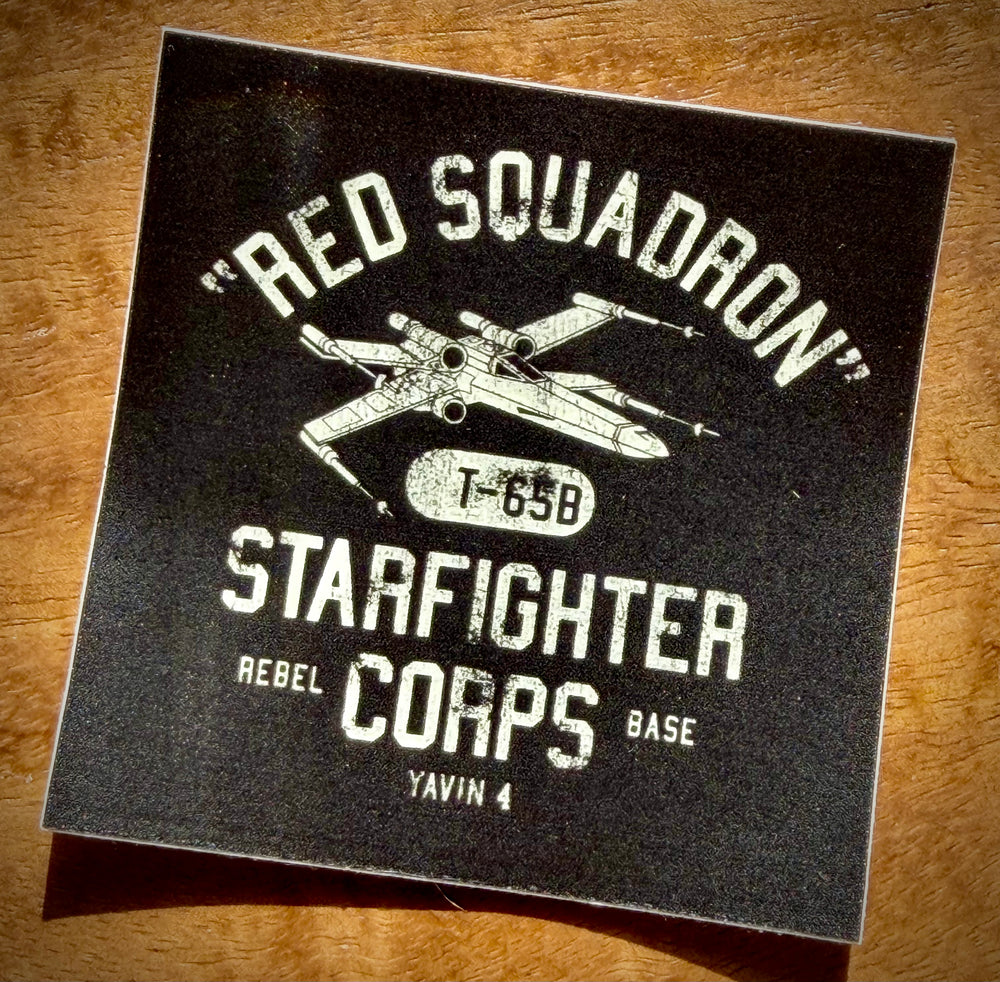 Red Squadron sticker