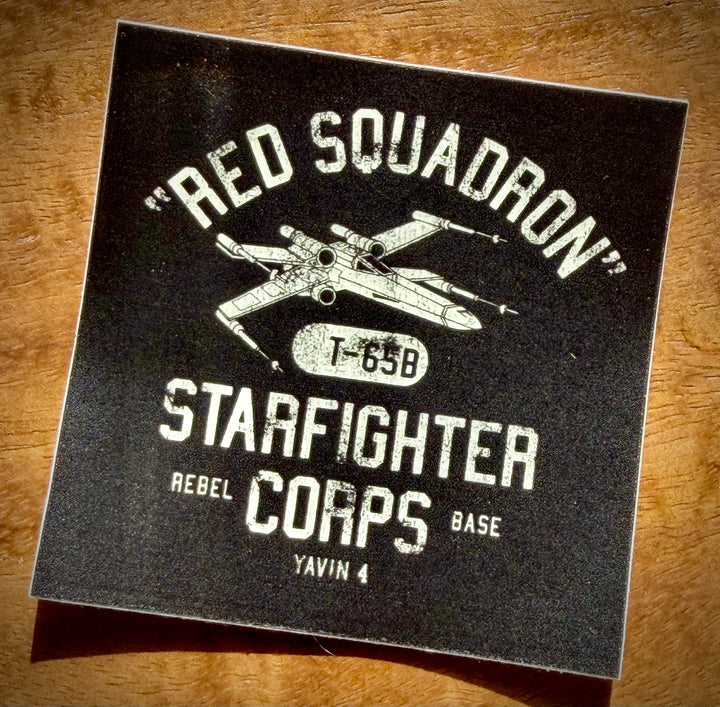 Red Squadron sticker