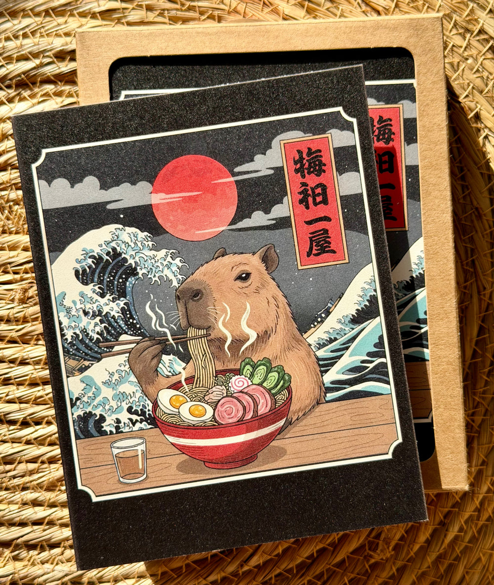 Capybara Ramen cards