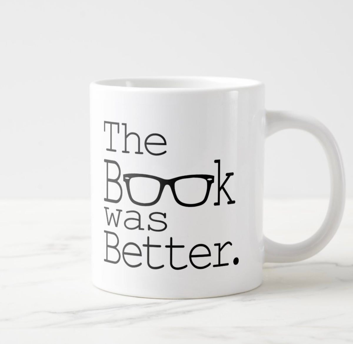 The Book Was Better jumbo mug