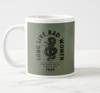 Long Live Rad Women jumbo mug