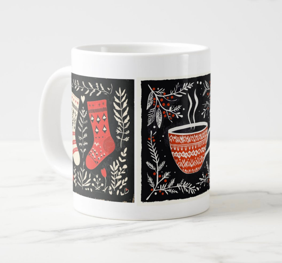 Winter Hygge jumbo mug