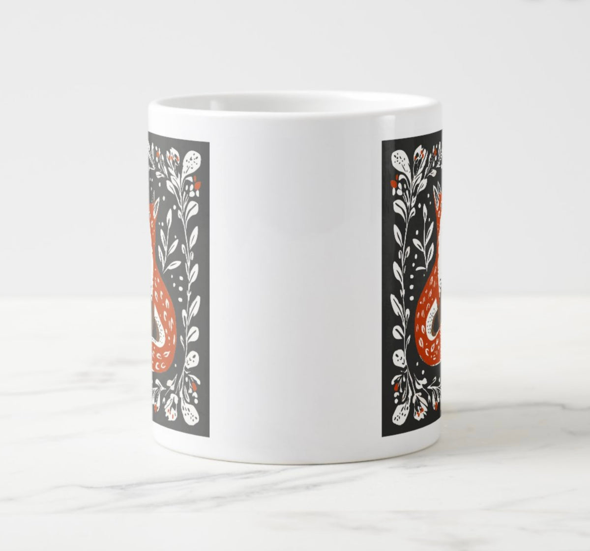 Nordic Foxes jumbo mug