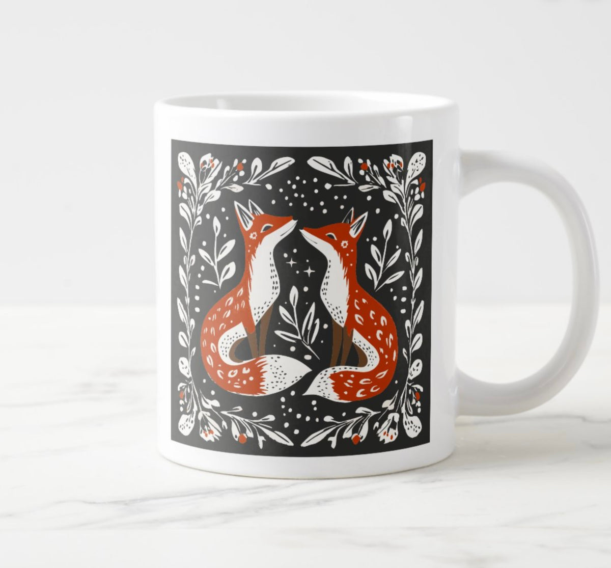 Nordic Foxes jumbo mug