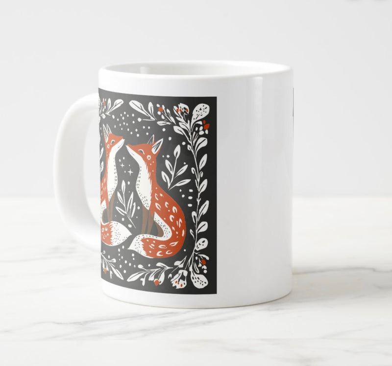 Nordic Foxes jumbo mug