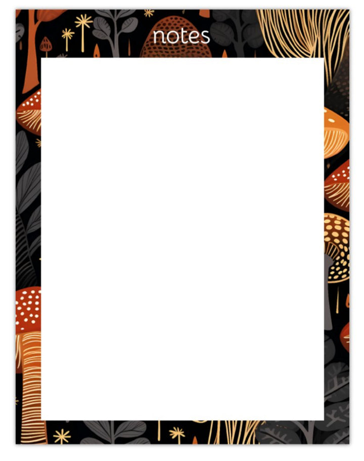 Mushroom Notepad