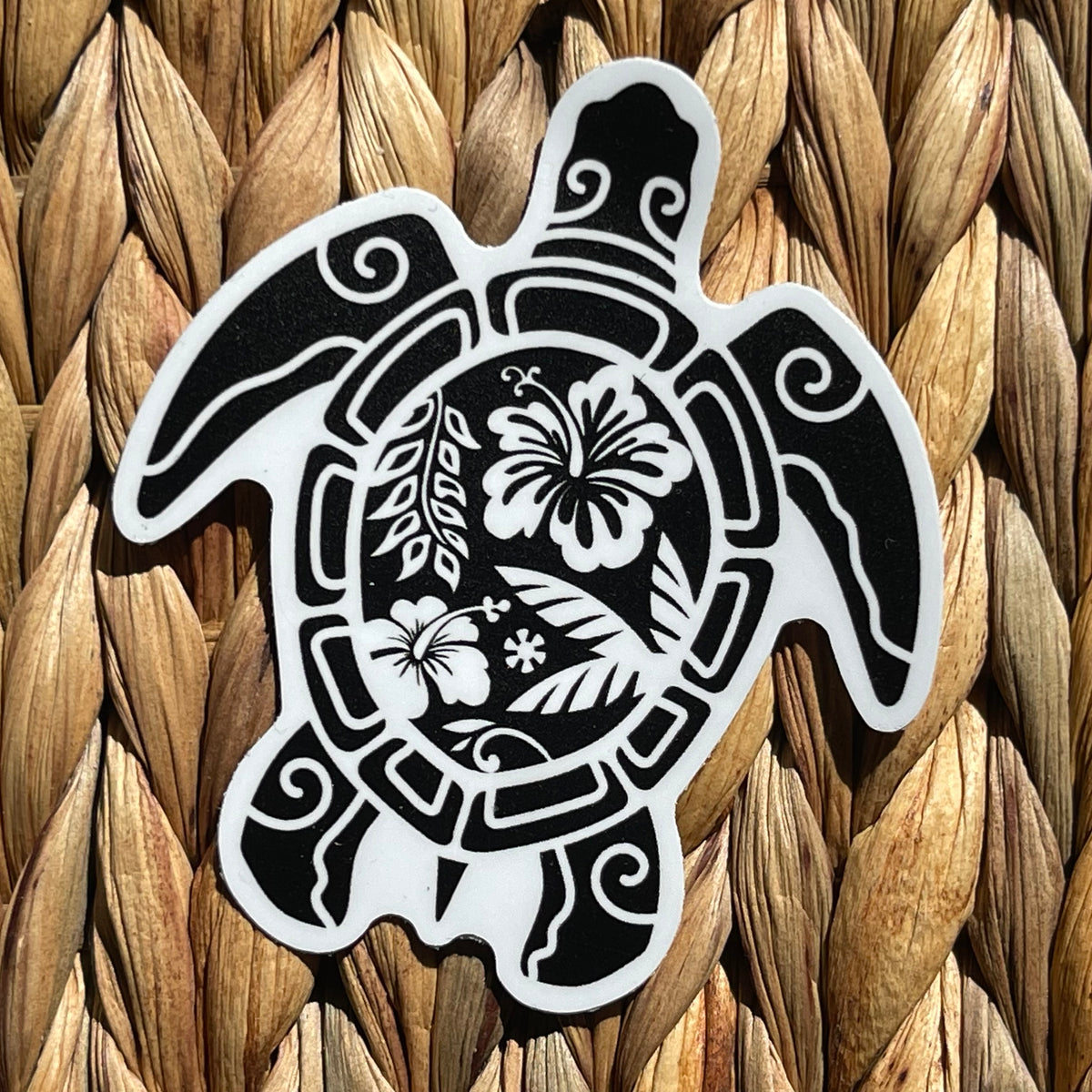 Tribal Honu sticker