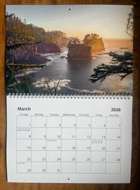 Waterscapes 2026 wall calendar