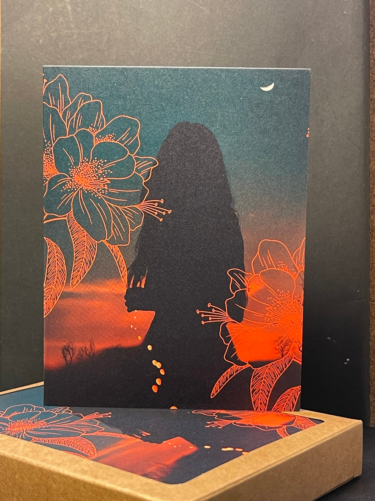 Moonflower Woman card