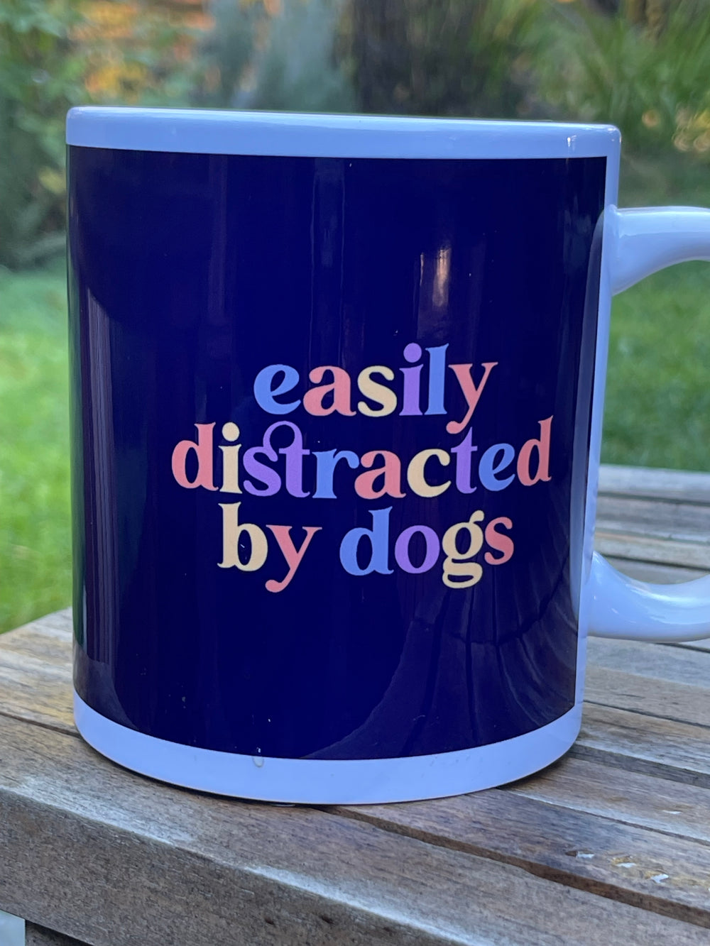 Easily Distracted By Dogs jumbo mug