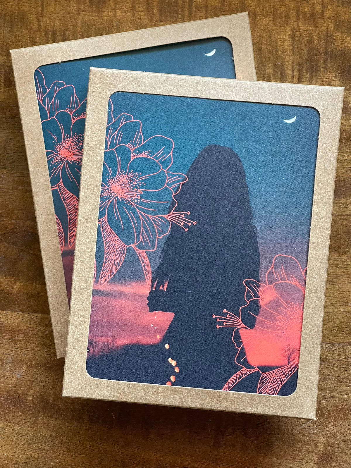 Moonflower Woman card