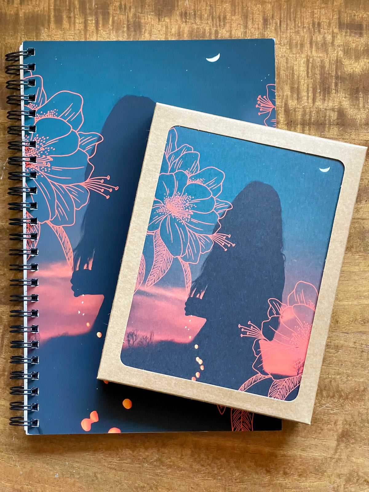 Moonflower Woman notebook