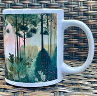 Watercolor Forest jumbo mug