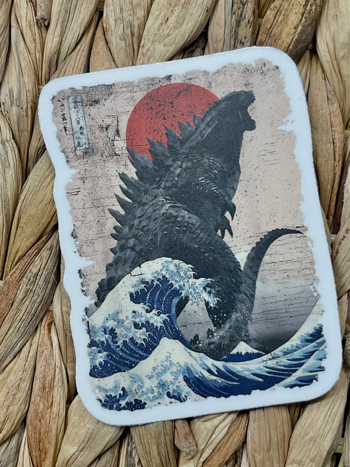 Godzilla Kaiju sticker