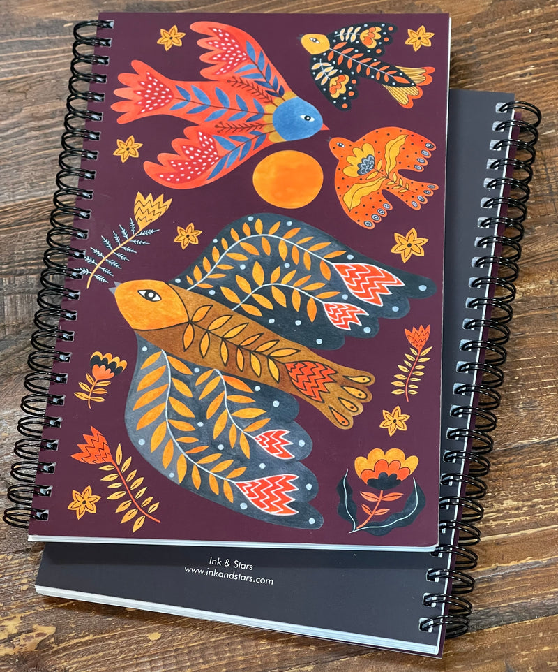 Purple Birds notebook