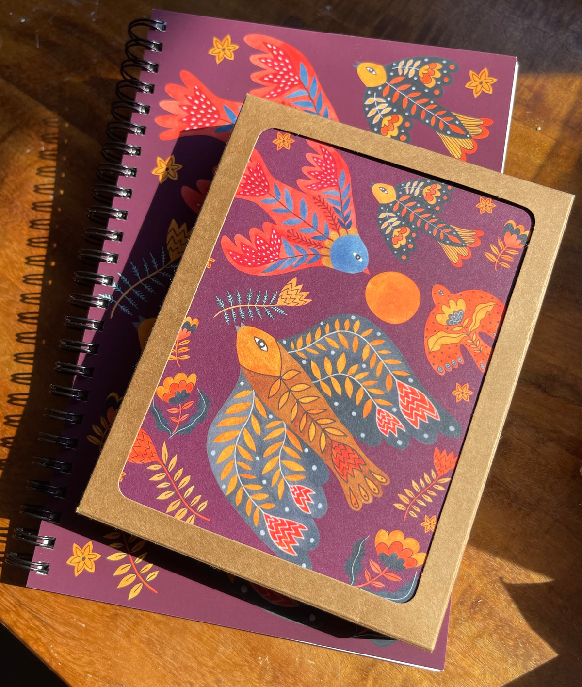 Purple Birds notebook