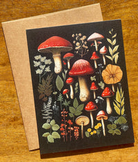 Vintage Mushroom cards