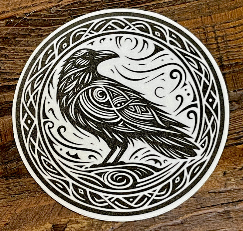 Folklore Raven sticker