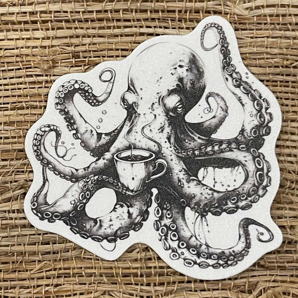 Octopus Coffee sticker