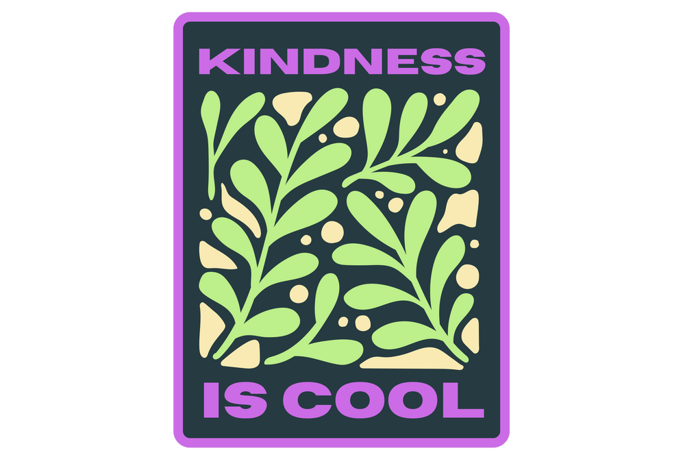 Kindness Is Cool sticker