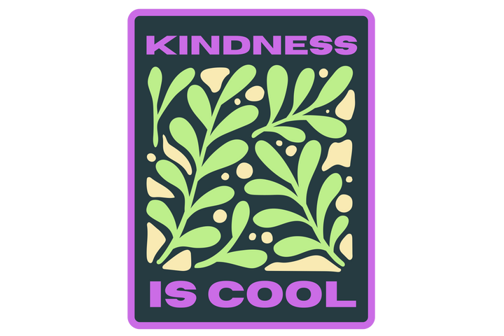 Kindness Is Cool sticker