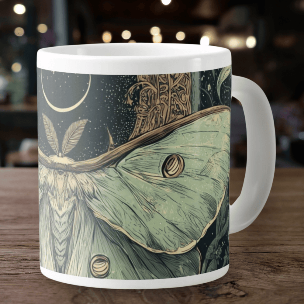 Luna Moth jumbo mug