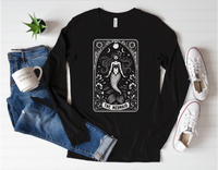 Mermaid Tarot Card long sleeve tee