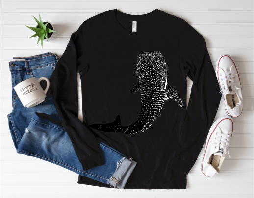 Whale Shark long sleeve tee