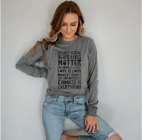 Science Is Real long sleeve tee