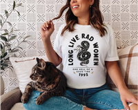 Long Live Rad Women short sleeve tee