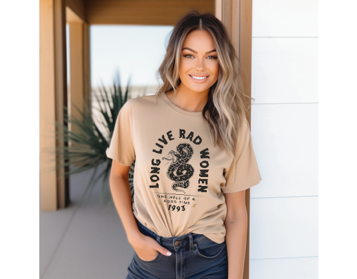 Long Live Rad Women short sleeve tee