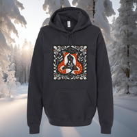 Nordic Foxes hooded sweatshirt