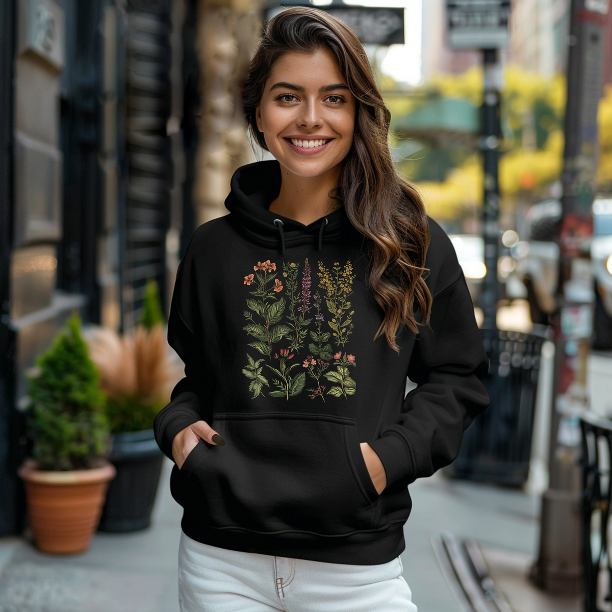 Wildflowers hooded sweatshirt