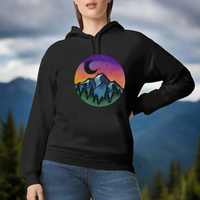 Moon Mountain hooded sweatshirt