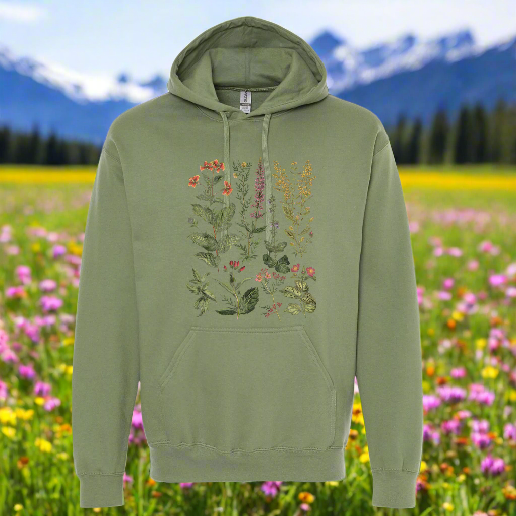 Wildflowers hooded sweatshirt